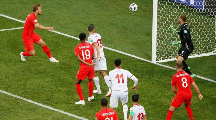 Harry Kane scored 2 goals against Tunisia - FIFA World cup 2018